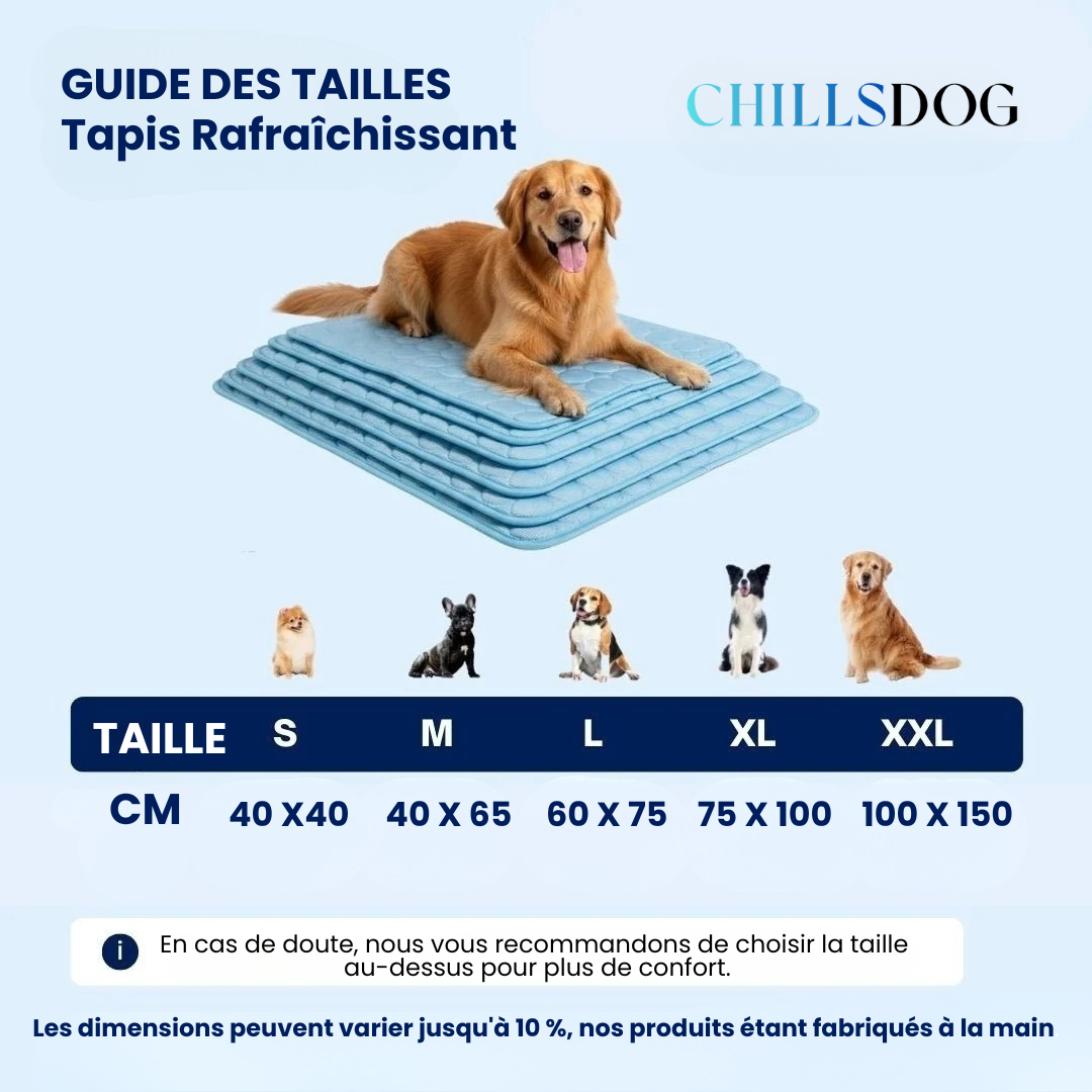 Tapis Rafraîchissant pour Chien ChillsDog™